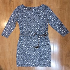 Loft faux leopard Sweater Dress, XSP